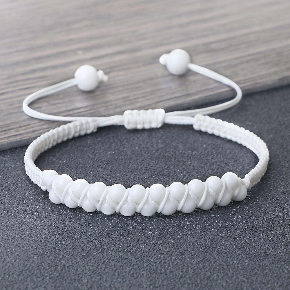 Bohemian Retro Woven Bead Friendship Bracelet, Adjustable